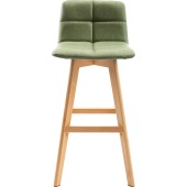 Darwin Bar Chair (Pair) Green Pu